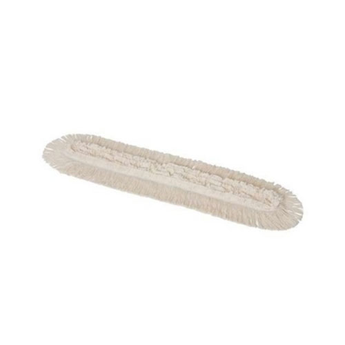 Mop plat Damp Basic cu banda 130 cm, alb - Vermop