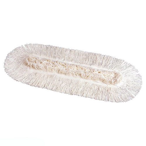 Mop plat Damp Basic cu buzunar 80 cm, alb - Vermop