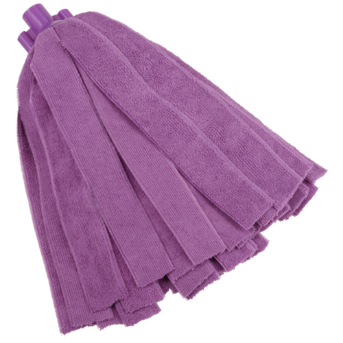Mop franjurat din microfibra Stripe, 200 g, verde - Vikan violet 