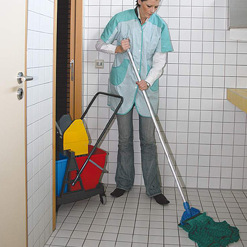 Mop Web Foot Tube microfibra, verde - Rubbermaid 