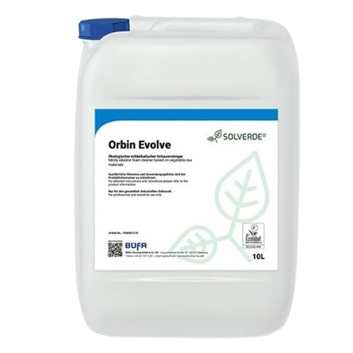 Orbin Evolve - Detergent spumant slab alcalin ecologic, 10L - Bufa