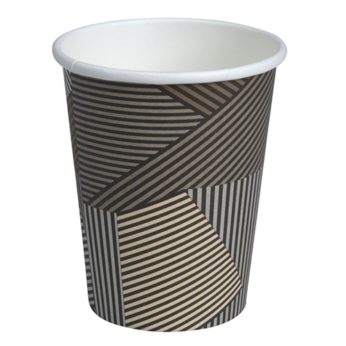 Pahare carton Abena Gastro-Line 11 Oz 330 ml (50 buc/set), maro - Abena