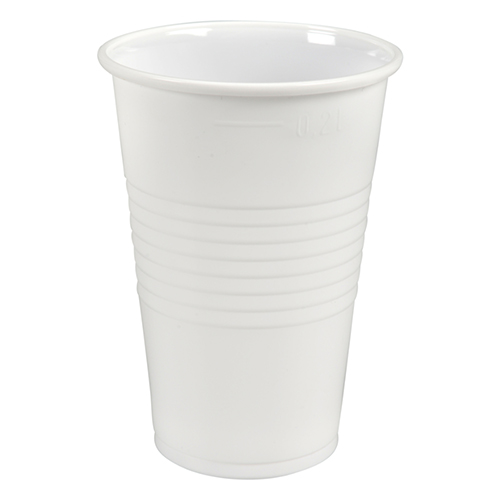 Pahar plastic de unica folosinta Gastro-Line, alb - Abena