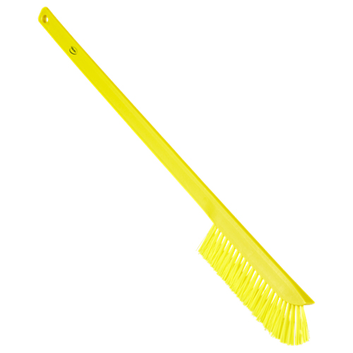 Perie ultra-ingusta cu maner lung, 600 mm, peri medii, verde - Vikan galben 