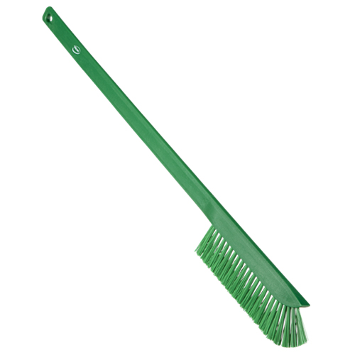Perie ultra-ingusta cu maner lung, 600 mm, peri medii, verde - Vikan