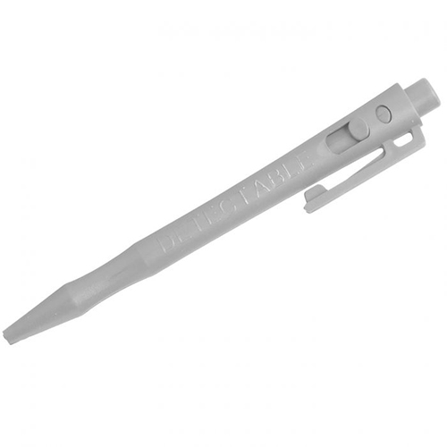 Detectable HD - Pix metal detectabil cu clip, pasta standard, albastru - Detectamet alb 