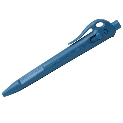 Pix Elephant metal detectabil, retractabil, albastru - Detectamet