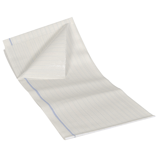 Protectie pat unica folosinta cu dungi, 80x140 cm, Abri-Bed Basic Plus - Abena