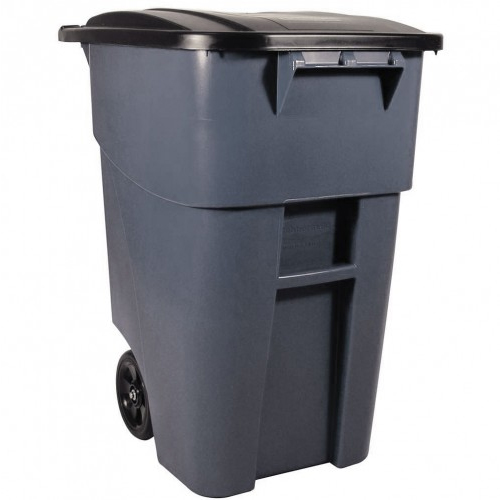 Pubela Brute mobila cu capac 189.3 L gri - Rubbermaid