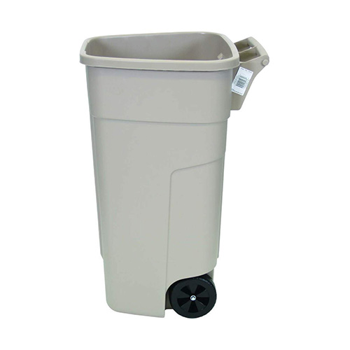 Pubela mobila fara capac 100L, bej - Rubbermaid (delistat)