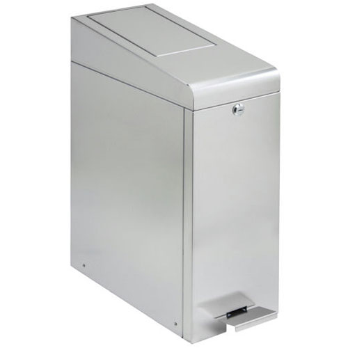 Cos de gunoi cu push si pedala 30 L Brinox, satinat - Medial International