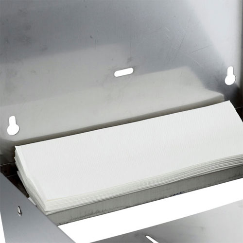 Dispenser prosoape maini pliate Brinox, AISI 430 satinat 200 sheets - Medial International 