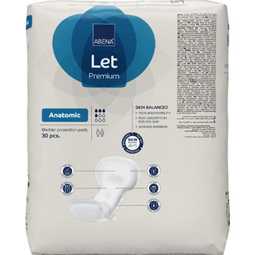 Absorbant, 500 ml, Anatomic, Let - Abena 