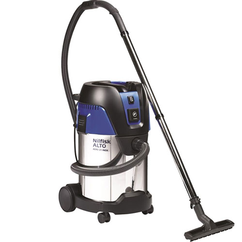 Aero 31-21 Inox - Aspirator umed-uscat, rezervor inox - Nilfisk Alto