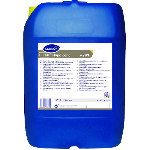 Agent de albire pe baza de clor, Clax Hypo Conc 42B1, 20L - Diversey