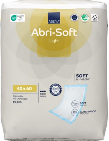 Aleze unica folosinta, 40x60 cm, Abri-Soft Eco - Abena 