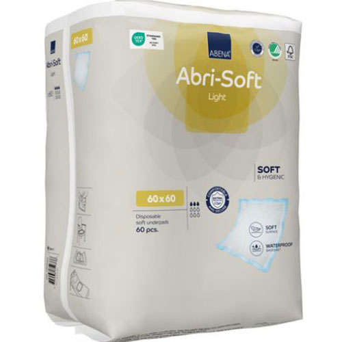 Aleze unica folosinta, 60x60 cm, Abri-Soft Eco - Abena 