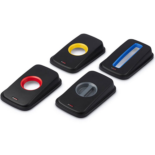 Capac deseuri cu maner pentru container Selecto Premium/Geo 55L/70L, Rothopro, gri