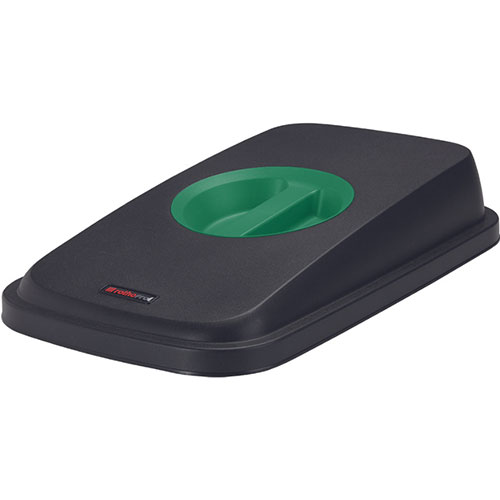 Capac deseuri cu maner pentru container Selecto Premium/Geo 55L/70L, rosu - Rothopro verde 