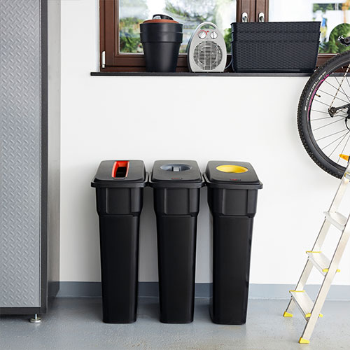 Capac deseuri cutii pentru container Selecto Premium/Geo 55L/70L, Rothopro, rosu