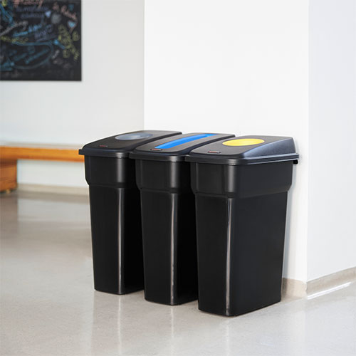 Capac deseuri cutii pentru container Selecto Premium/Geo 55L/70L, Rothopro, rosu