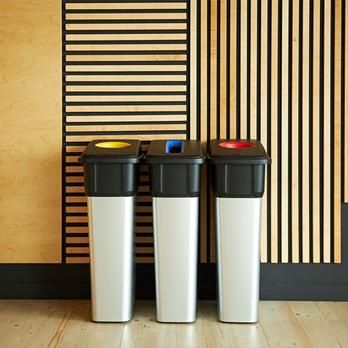 Capac deseuri cutii pentru container Selecto Premium/Geo 55L/70L, Rothopro, rosu