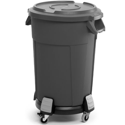 Carucior containere Titan 85L/120L, negru - Rothopro 
