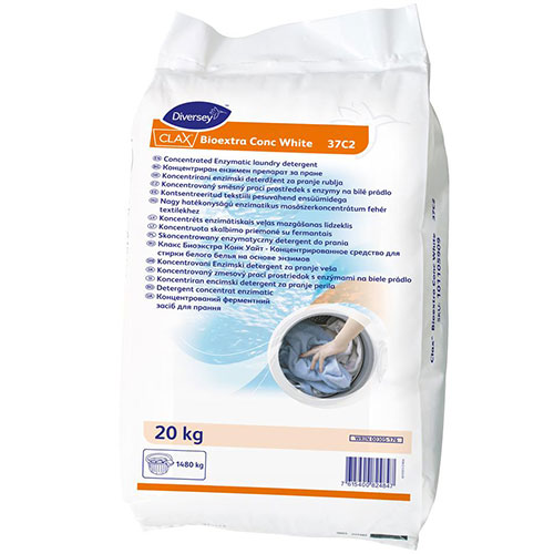 Clax Bioextra Conc White 37C2 - Detergent solid pe baza de oxigen activ, 20 kg - Diversey