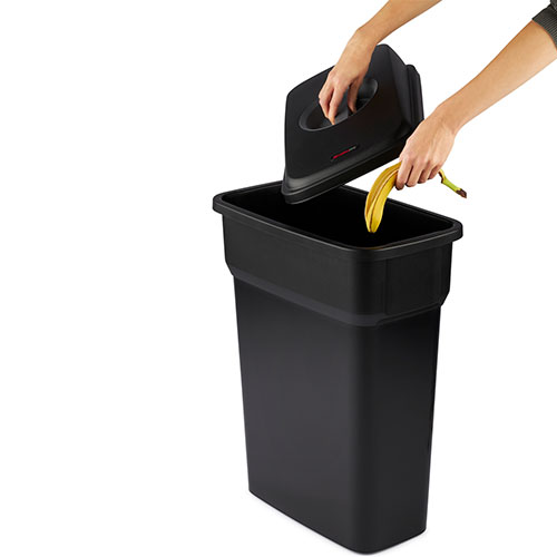 Container mediu colectare selectiva deseuri Selecto 55L, negru - Rothopro negru