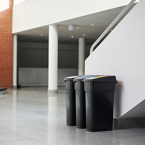 Container mediu colectare selectiva deseuri Selecto 55L, negru - Rothopro negru