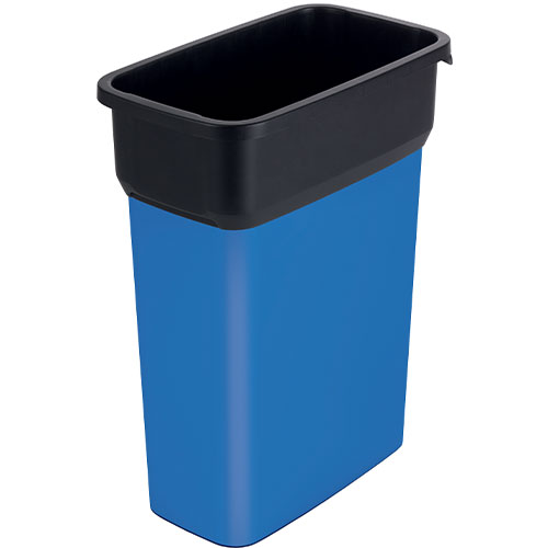 Container mediu colectare selectiva deseuri Selecto Premium 55L, albastru - Rothopro