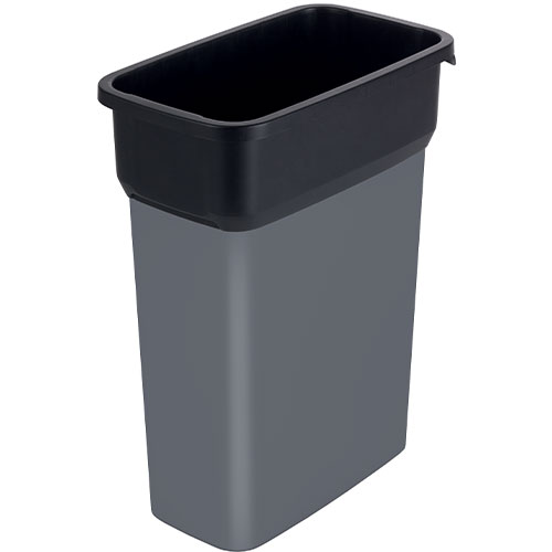 Container mediu colectare selectiva deseuri Selecto Premium 55L, galben - Rothopro gri 