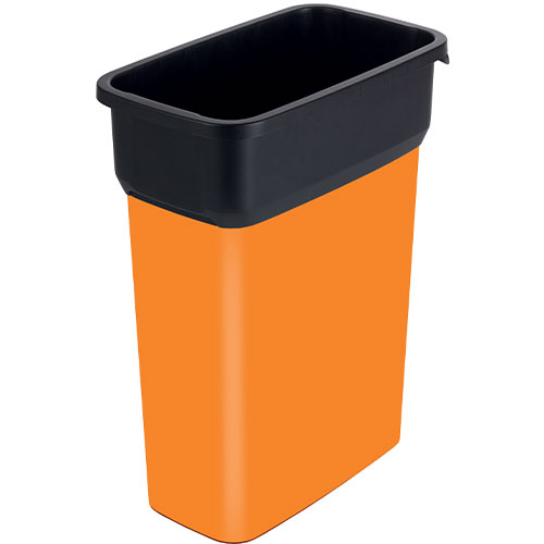 Container mediu colectare selectiva deseuri Selecto Premium 55L, galben - Rothopro portocaliu 