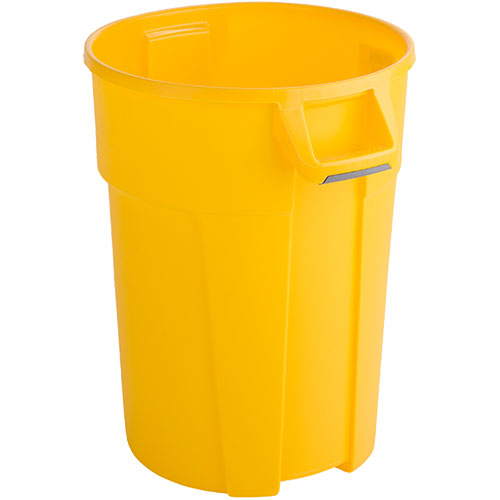 Container mediu rotund Titan 85L, albastru - Rothopro galben 