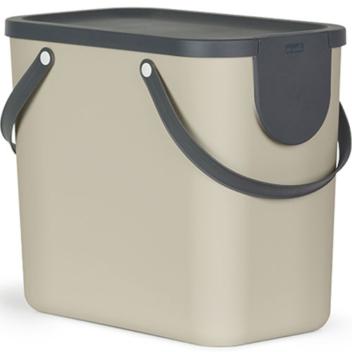 Cos colectare selectiva deseuri Albula 25L, albastru - Rothopro bej 