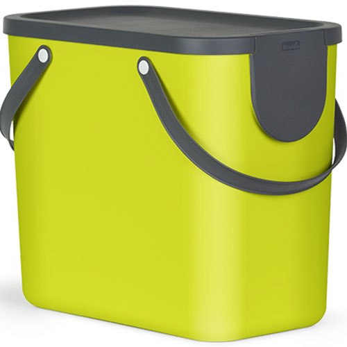 Cos colectare selectiva deseuri Albula 25L, albastru - Rothopro lime 