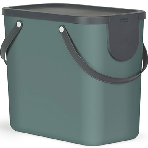 Cos colectare selectiva deseuri Albula 25L, albastru - Rothopro verde 