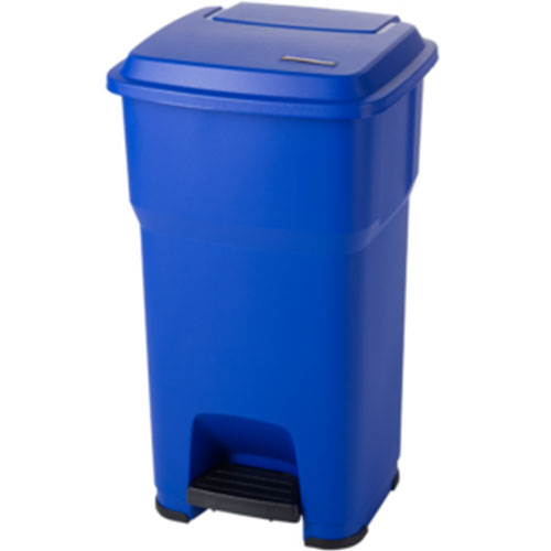 Cos gunoi cu pedala Hera 60L, albastru - Rothopro