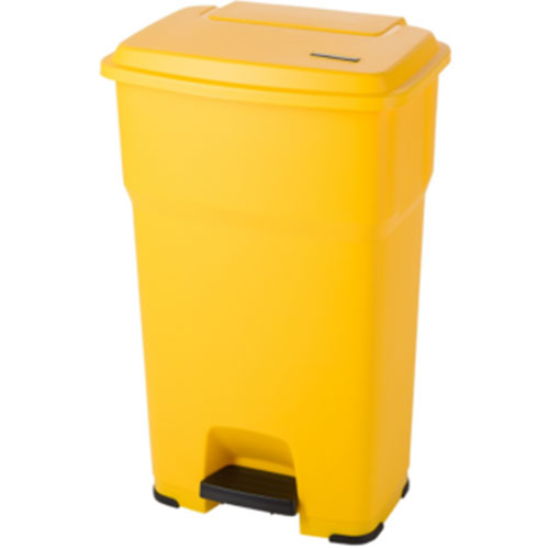 Cos gunoi cu pedala Hera 85L, albastru - Rothopro galben 