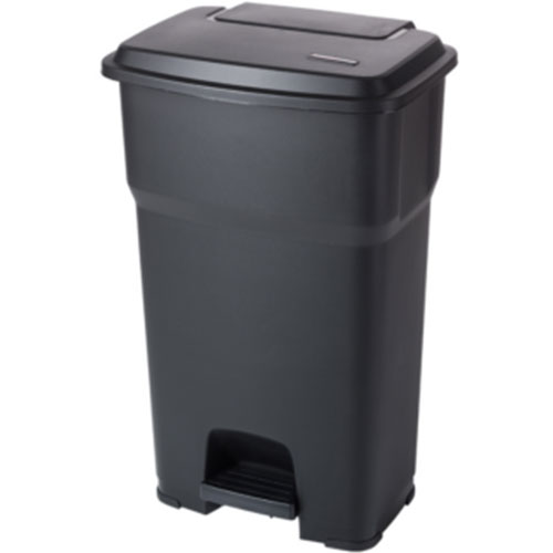 Cos gunoi cu pedala Hera 85L, albastru - Rothopro negru 