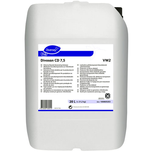 Dl Divosan CD 7,5 VW2  - Dezinfectant pemtru suprafețe, 20L - Diversey