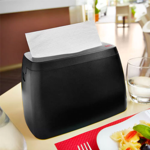 Dispenser servetele de masa 16x24 cm, negru - Fato Nap-By-Nap Table 