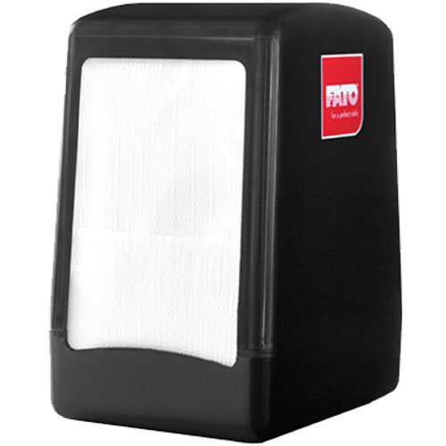 Dispenser servetele de masa 17x17 cm, negru - Fato