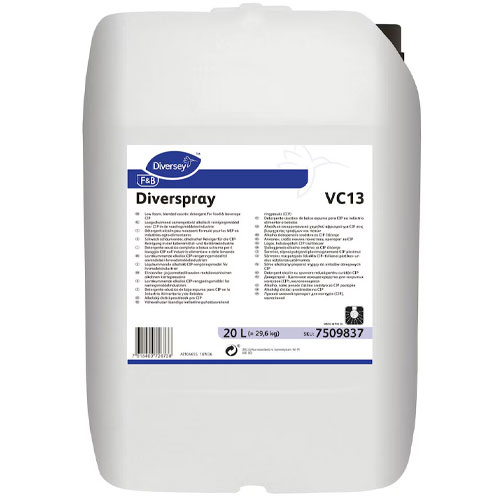 Diverspray VC13 - Detergent alcalin cu spumare redusa, 20L - Diversey