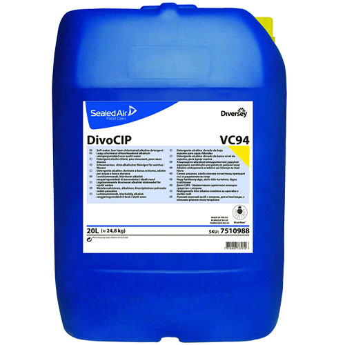 DivoCIP - Detergent alcalin clorinat cu spumare redusa, 20L - Diversey