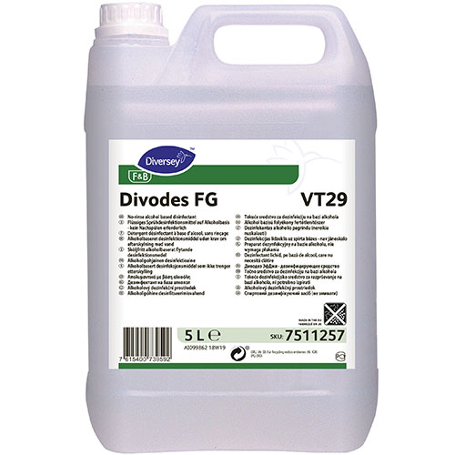 Divodes FG - Dezinfectant pentru suprafete pe baza de alcool, 5L - Diversey