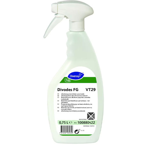 Divodes FG - Dezinfectant pentru suprafete pe baza de alcool, 750ml - Diversey