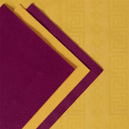 Fata de masa, Tablecover 100x100, Yellow - Fato galben