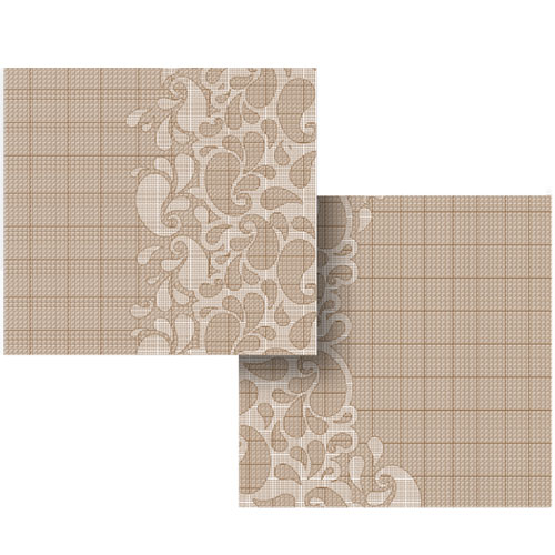 Fata de masa din airlaid 100 x 100 cm, Drops Hazelnut - Fato