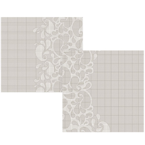Fata de masa din airlaid 100 x 100 cm, Drops Hazelnut - Fato gri 